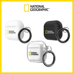 【National Geographic 國家地理】AirPods Pro 3 AirPods 4 透明防摔保護耳機殼