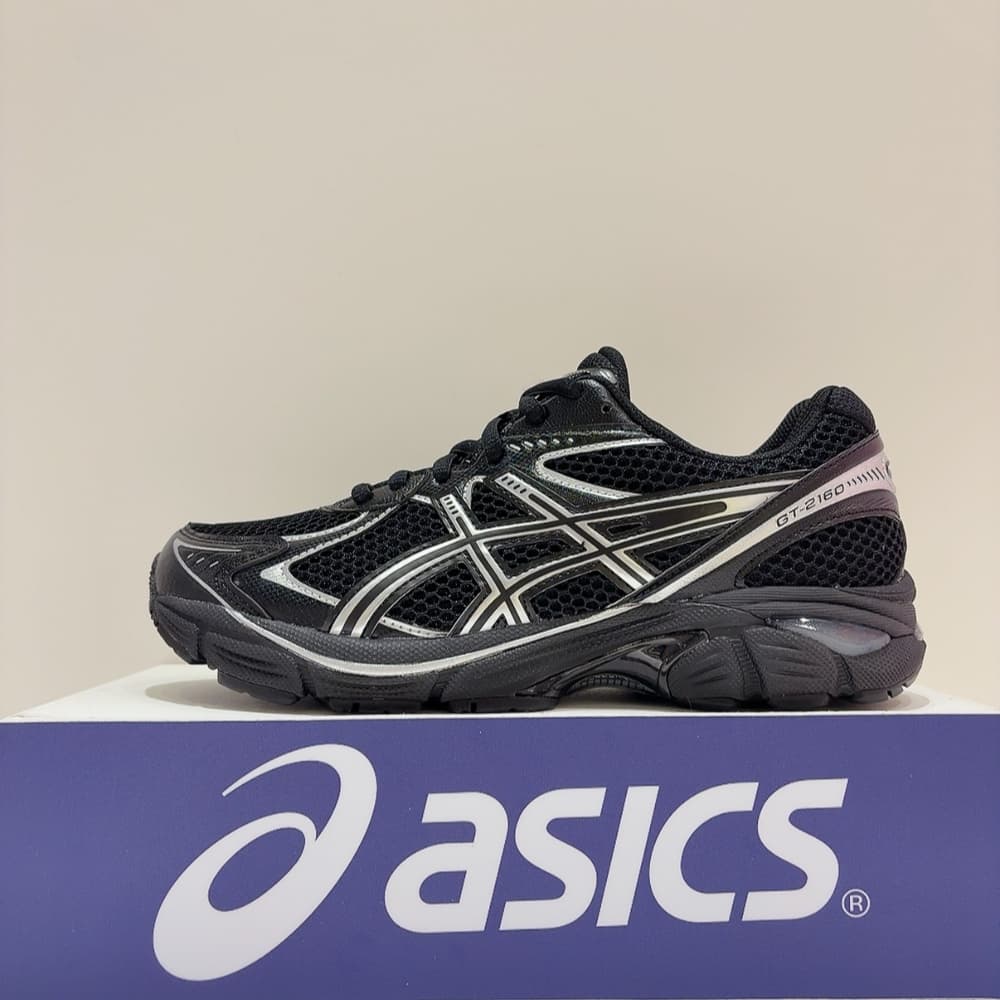 ASICS GT-2160 男女款 黑色 舒適 透氣 輕量 復古 運動 慢跑鞋 1203A275-001 — 蝦皮